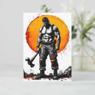 Anúncio guerreiro barbárie fantasia medieval força do humm