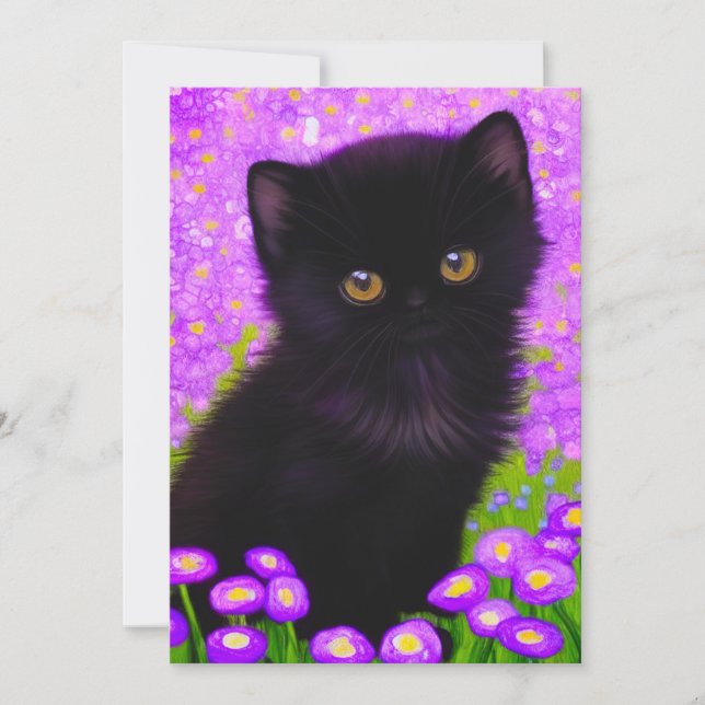 Anúncio Gustav Klimt Cat (Frente)