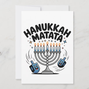 Anúncio Hanukkah Matata Hanukkah Judaico Engraçado