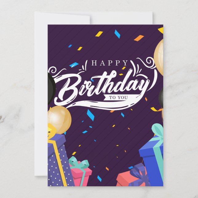 Anúncio Happy birthday to you (Frente)