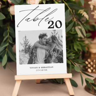 Anúncio Imagens do Número da Tabela Negra Minimalista