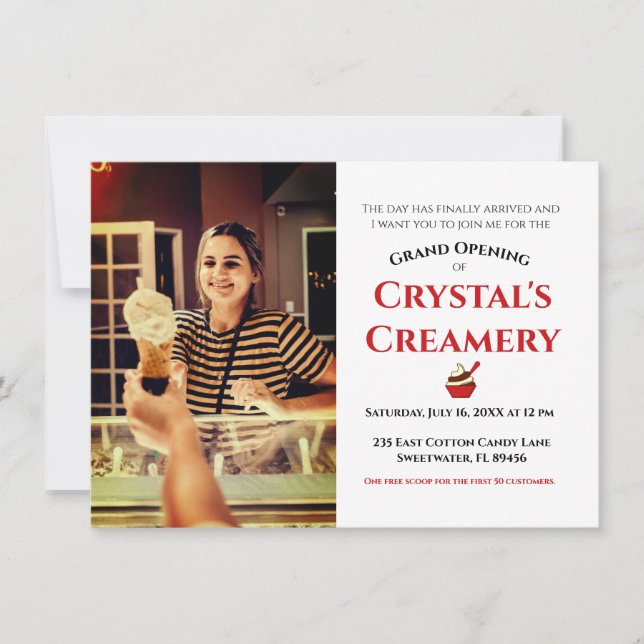 Anúncio Inauguração (Frente)