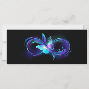 Anúncio Infinidade brilhante com borboleta mágica