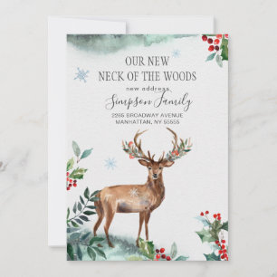 Anúncio Inverno Elegante Novo Pescoço da Floresta em Movi