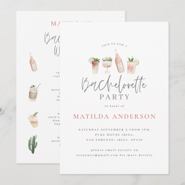 Anúncio Itinerário de fim de semana para solteirona (Frente/Verso)