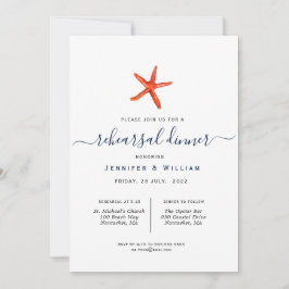 Anúncio Janto de Ensaio de Casamento de Starfish com Aquar
