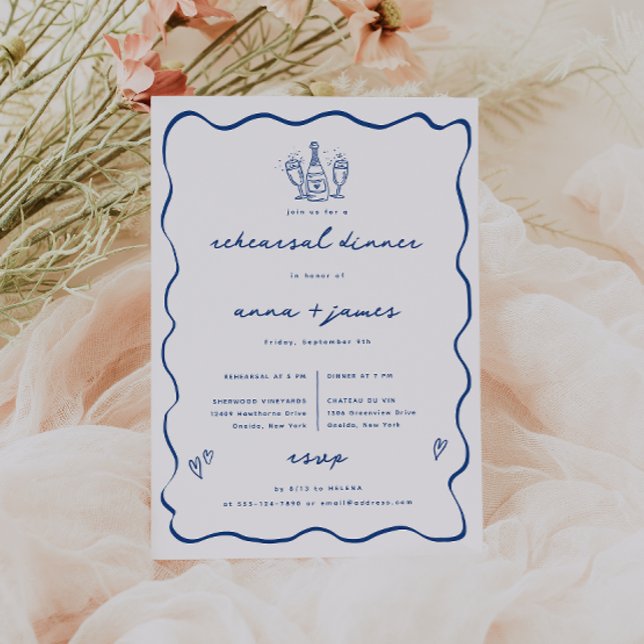 Anúncio Janto de ensaio do rabisco azul Whimsical (Criador carregado)