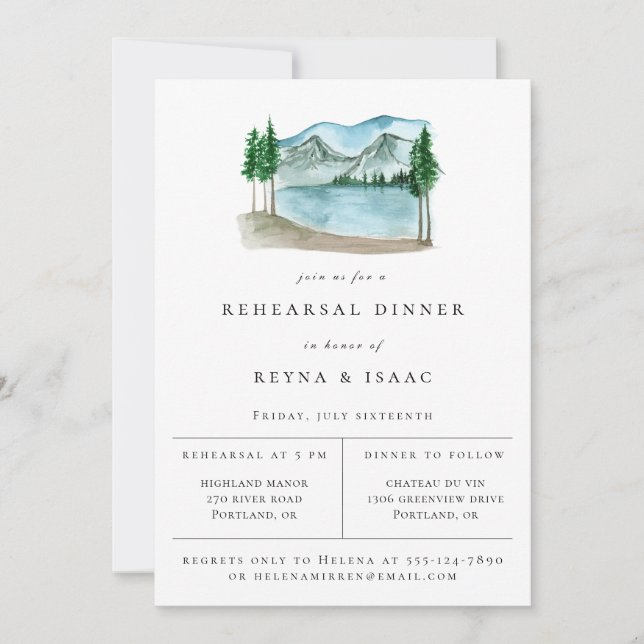 Anúncio Janto de ensaio Rustic Lakeview (Frente)