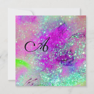 Anúncio JARDIM DAS SOMBRAS PERDIDAS - monograma, azul roxo