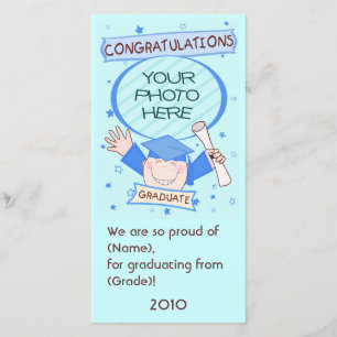 Anúncio Jardim de infância do Formando/Cartão com fotos da