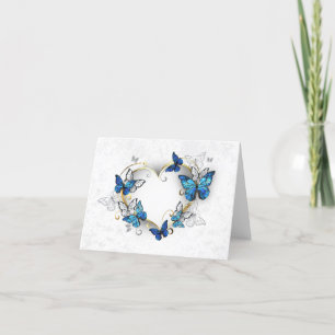 Anúncio Jewelry Heart with Butterflies Morpho