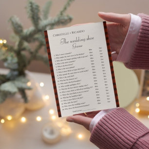 Anúncio Jogo de caça de calçado de casamento Flannel & fri