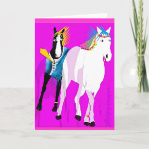 Anúncio Just Married - Whimsical Horse Collection