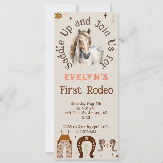 Anúncio Kids Rodeo Cowboy Russo Western (Frente)