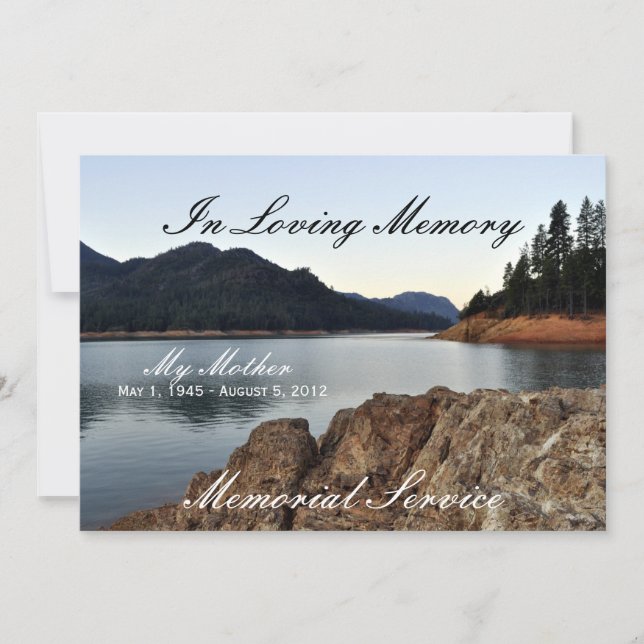 Anúncio Lago Shasta (Frente)