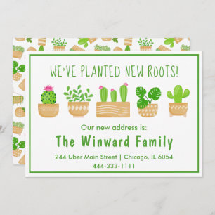 Anúncio Lançamento de Casa Branca de Plantas Cactus