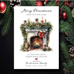 Anúncio Lareira Cozy Winter Moving