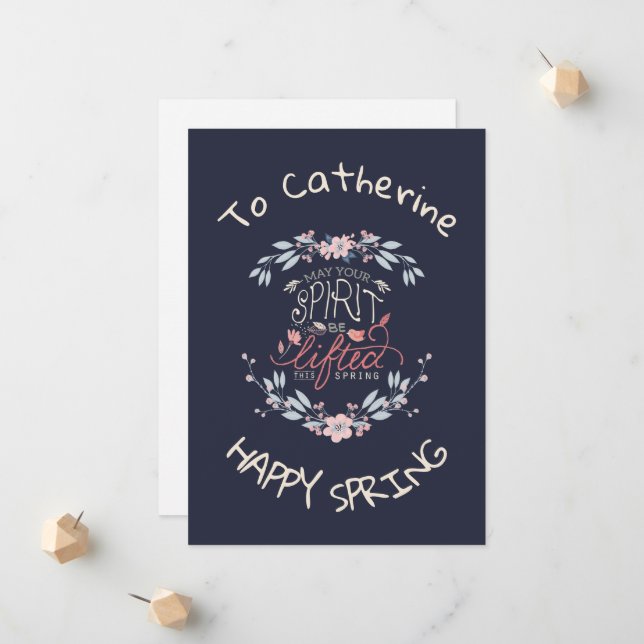 Anúncio Levante seus espíritos esta placa personalizada pr (Frente/Verso In Situ)