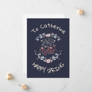 Anúncio Levante seus espíritos esta placa personalizada pr