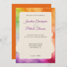 LGBTQ Orgulho Amor Casamento é Amor Arco-Íris