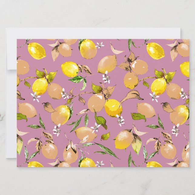 Anúncio Limões de aquarelas 25 (Frente)