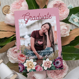 Anúncio Lindo Desabrochar Rosa Botânico Floral Boho Format