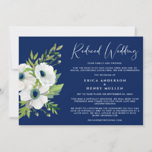 Anúncio Lista de Convidados de Casamento Reduzida Aquarela