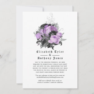 Anúncio Lista de Convidados de Casamento Reduzida Floral G