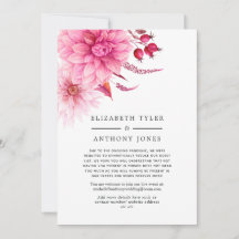 Lista de Convidados Reduzida Outono Burgundy e Blu