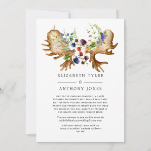 Anúncio Lista de Convidados Reduzidos de Casamento da Flor