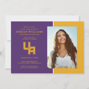 Anúncio Logotipo de Iniciais da Universidade de Albany