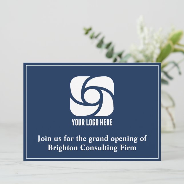 Anúncio Logotipo de Negócios Personalizado Abertura Grandi (Em pé/Frente)