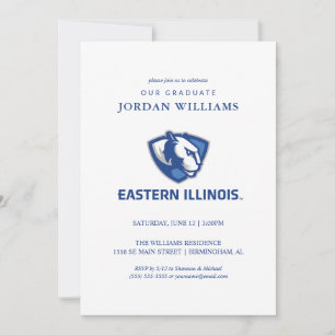 Anúncio Logotipo principal e de palavra dos Eastern Illino