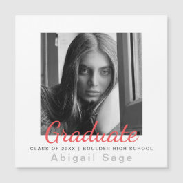 Anúncio Magnético de Formatação Moderna de Foto