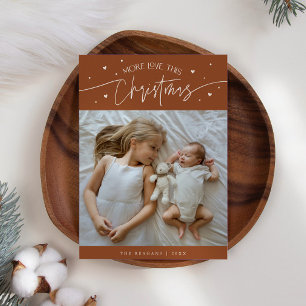 Anúncio Mais Amor Este Natal Terracotta Foto Nascimento