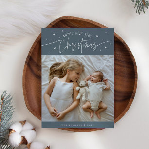 Anúncio Mais Amor Este Natal Traduz Azul Foto Nascimento