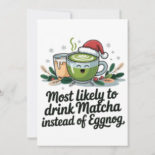 Anúncio Mais Propenso a Beber Matcha em vez de Eggnog no N