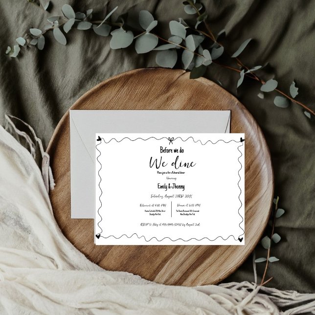 Anúncio Maneira desenhada antes de jantar Janto de ensaio (Criador carregado)