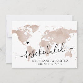 Anúncio Mapa de Toneladas de Casamento de Destino Reagenda