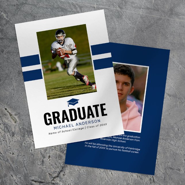 Anúncio Marinho Masculino 2025 Foto de Graduação (Criador carregado)