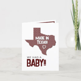 Anúncio Maroon Herringbone feita no Texas Photo Baby Annou
