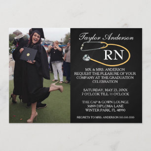 Anúncio médico na moda da graduação da escola 