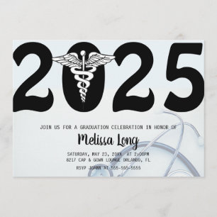 Anúncio médico na moda da graduação da escola do