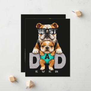 Anúncio Melhor Pai Bulldog de Todos os Tempos – Dia dos Pa