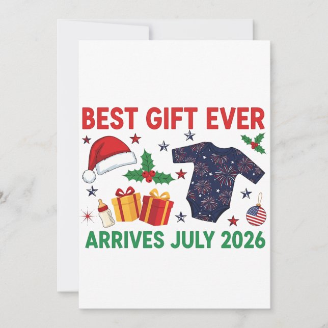 Anúncio Melhor Presente de Natal de Todos os Tempos Chega  (Frente)