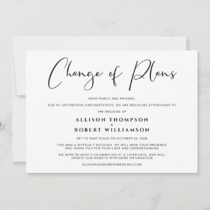 Anúncio Menor mudança de casamento de tamanho reduzido dos