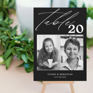 Anúncio Mesa Negra Minimalista Número Dois Imagens