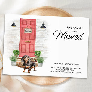 Anúncio Meu Cachorro e eu movemos o Cachorro de Dachshund