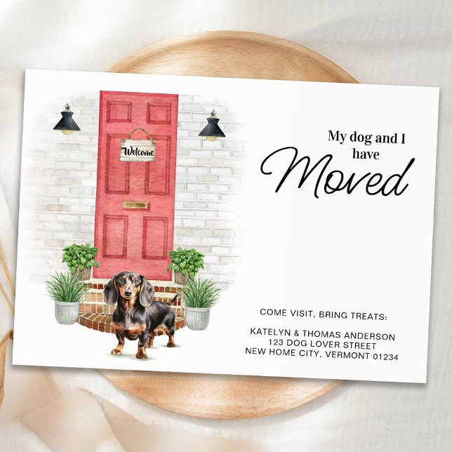 Anúncio Meu Cachorro e eu movemos o Cachorro de Dachshund  (Criador carregado)