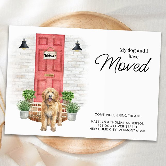 Anúncio Meu Cachorro e eu movemos o rabisco do Ouro movend (Criador carregado)